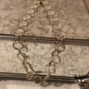 Banana Republic | Crystal and Gold Necklace